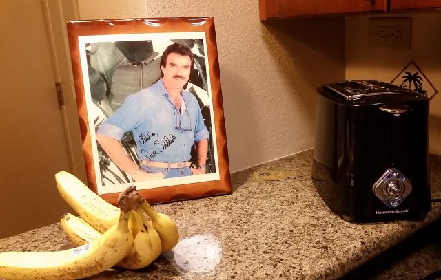 Wednesday raffle prize Tom decoration