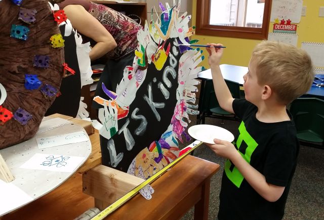 Dummy Downhill Cael painting